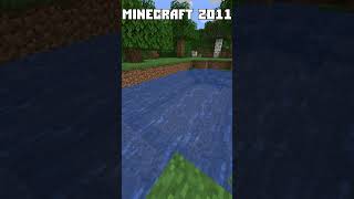 Эволюция ВОДЫ 🌊 2011 vs 2026: Это точно одна игра?! #shorts #minecraft #майнкрафт
