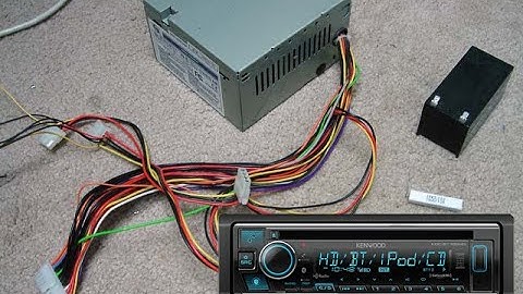 how to Connect Car Radio with computer power supply