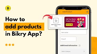 How to add Products in Bikry App | Increase Daily Sale 🔥| Step By Step | In Hindi screenshot 1