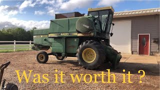 I bought a combine for cheap