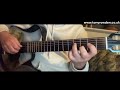 Les champs lyses  joe dassin fingerstyle guitar solo  link to tab in description