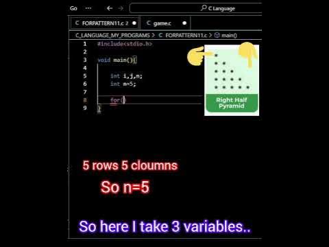 |Program To Print Star Pattern | Learn Patterns Easily || With ...