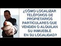 ¿Cómo localizar clientes que venden o alquilan su inmueble en tu localidad? Asociacion Inmobiliaria.