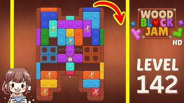 Wood Block Jam Level 142 Solution Walkthrough