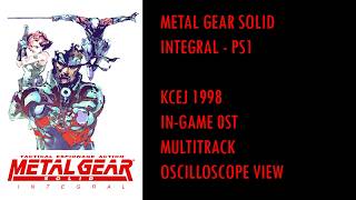 Metal Gear Solid Integral - PS1 GameRip Soundtrack (Oscilloscope View)