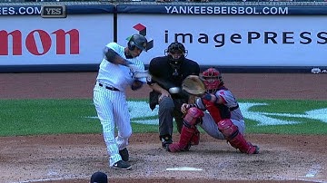 BOS@NYY: Cano smokes a two-run double into left field