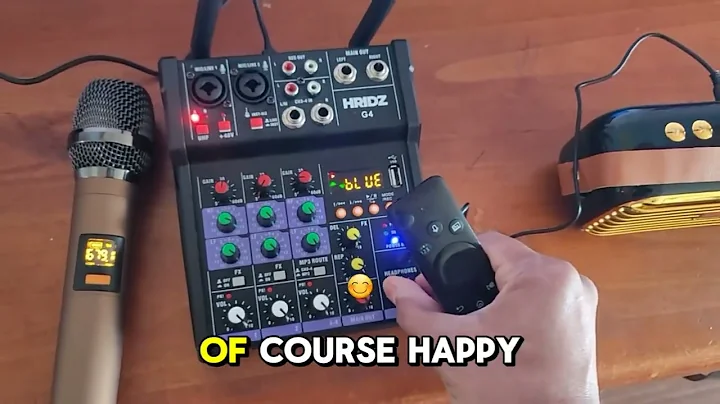 How to connect Hridz Karaoke Audio Mixer to Smart TV via Bluetooth