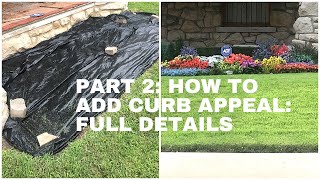 How To Add Curb Appeal Flower Bed: Part 2 Artificial/Faux Flowers Haul