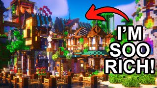 My Minecraft Shopping Empire Made Me CRAZY Rich