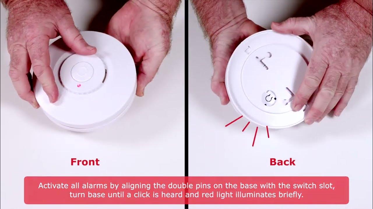 How to Pair Multiple Red R10RF Smoke Alarms (10Year Battery Alarms