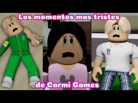 Los más tristes momentos de Carmi Games | Historia de Roblox Brookhaven