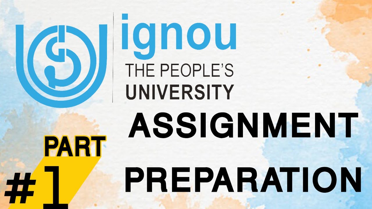 ignou assignment topic