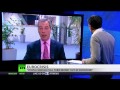 Russia Today - UKIP Nigel Farage,  Eurocrats&#39; Cyprus cash grab a template for future stealing, 2013