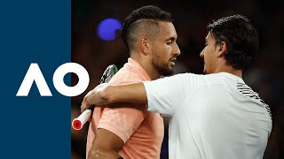 Nick Kyrgios vs Lorenzo Sonego - Extended Highlights (R1) | Australian Open 2020