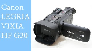 Canon G30 1080 50P MP4 Raw Video 20X Zoom Test