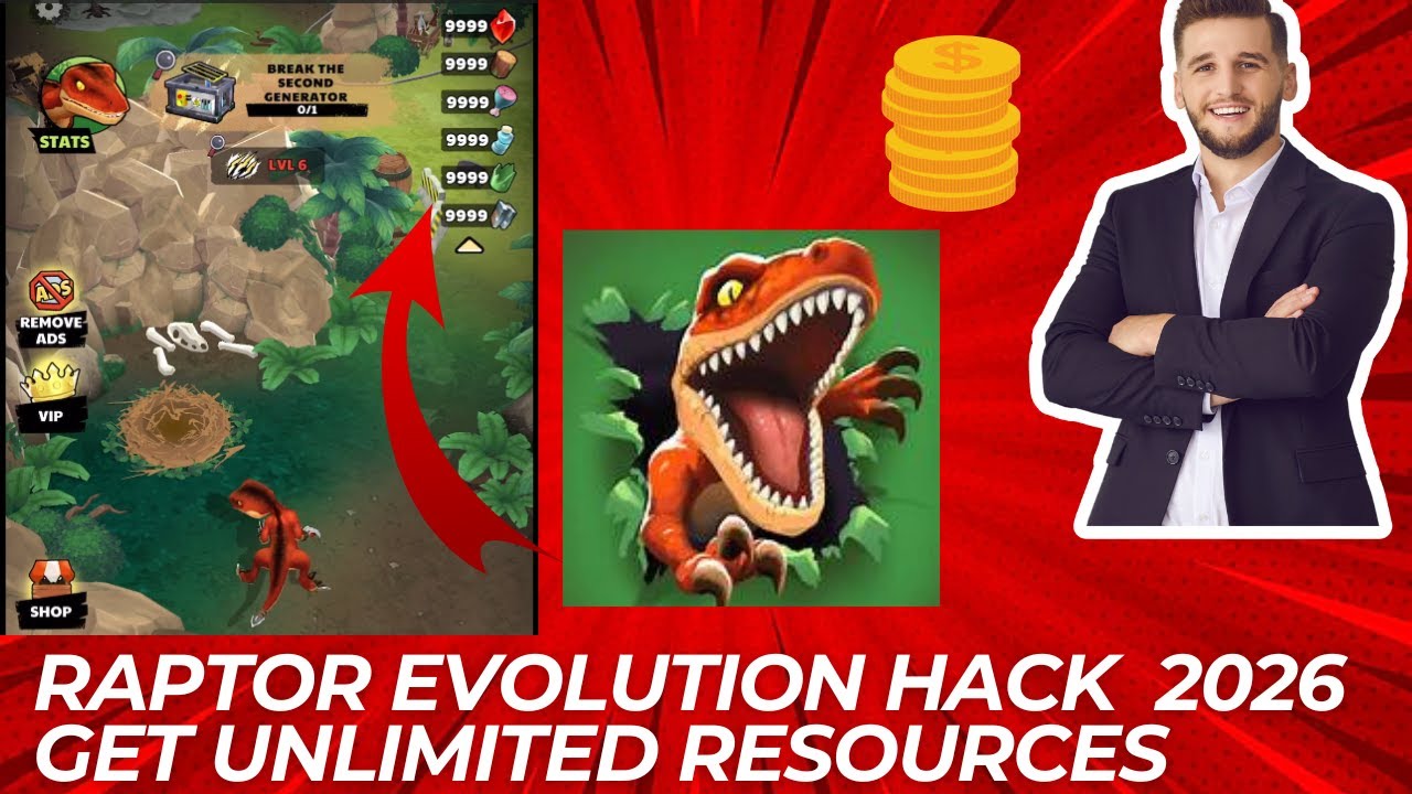 Raptor Evolution Mod Apk Unlimited Energy Unlimited Resource Latest Version 2026 NEW