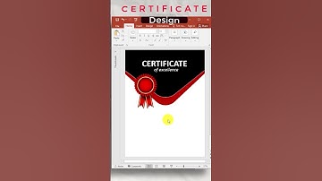 Certificate design idea || certificate design in powerpoint #powerpoint #designideas