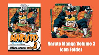 Naruto Manga Volume 3 - Icon Folder
