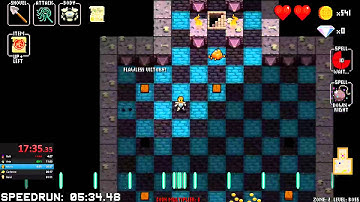 Crypt of the Necrodancer: 5 Character Speedrun WR 28:24!