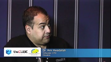 Dr. Amr Awadallah, Cloudera CTO on Fast Pace of Hadoop Adoption - Hadoop World 2011 - theCUBE