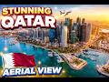 Stunning Qatar Aerial View 🇶🇦✨ | Beautiful City from Above 😍