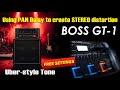 BOSS GT1 Bogner-Style Tone / Using PAN Delay to create STEREO