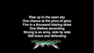 DragonForce - Holding On | Lyrics on screen | HD