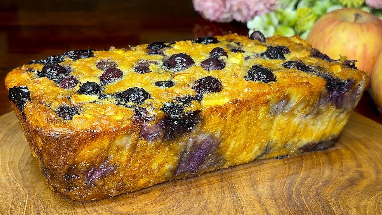 🔥Для тех, кто не ест сахар! Стакан овсянки, яблоко и черника. ЗДОРОВО и вкусно