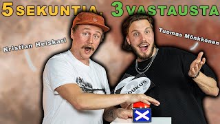 5 Sekuntia, 3 Vastausta Ft. Kristian Heiskari