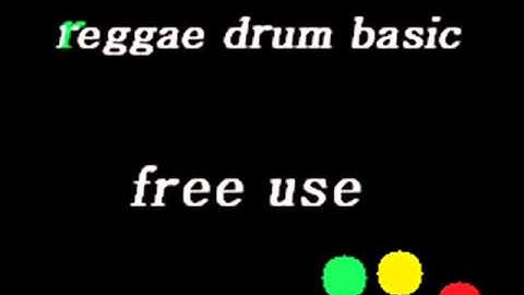 Reggae Drum Loop Beat 120 BPM Bass Guitar Practice Track Instrumental