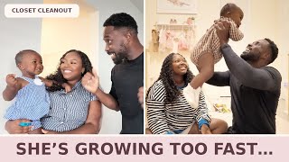 She Outgrew ALL of This?! 🥹 Cleaning Out My Baby’s Closet