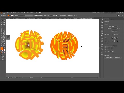 Video Tạo hiệu ứng chữ 3D vào khối hình tròn nghệ thuật... - youtube