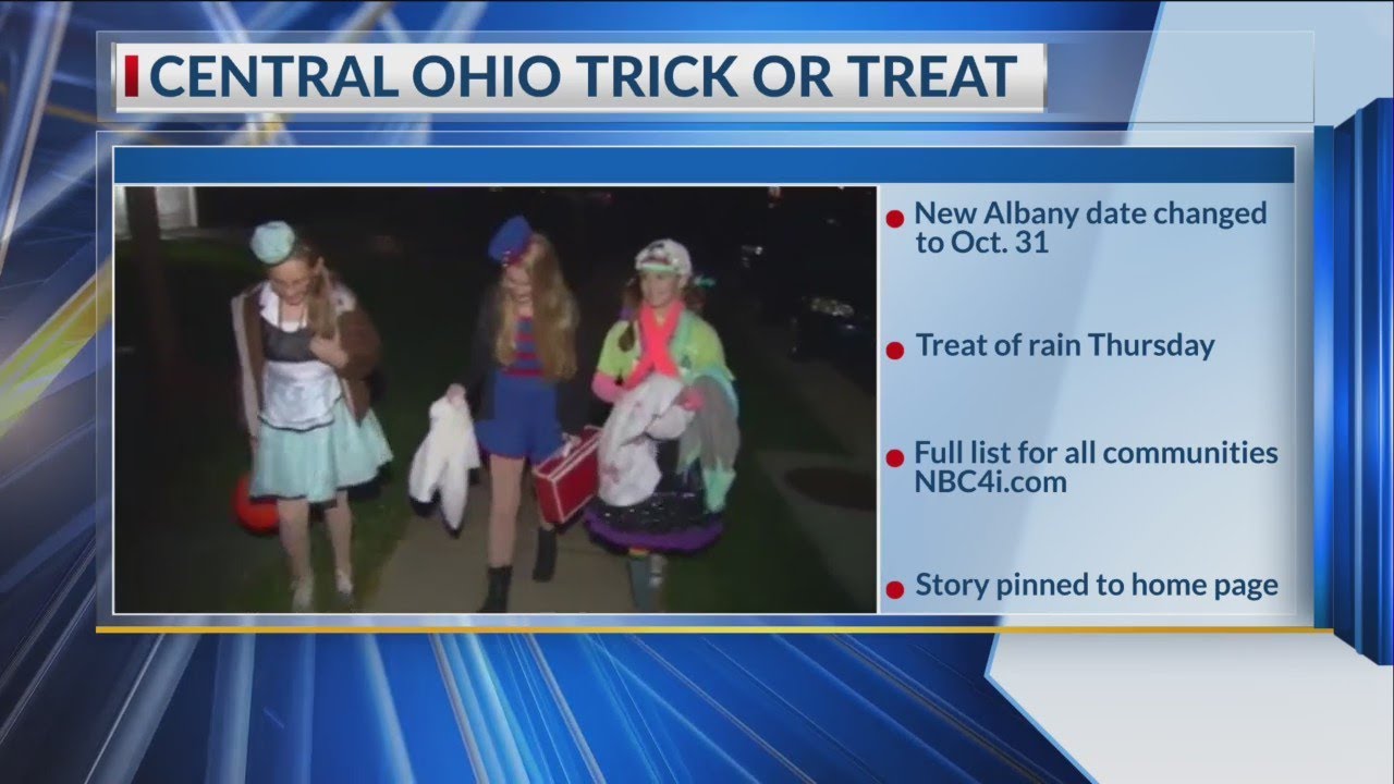 New Albany changes trick or treat date due to threat of rain, resident