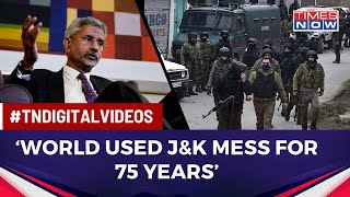 'World Used J&K Mess For 75 Years': Jaishankar Defends Article 370 Abrogation | Latest India News