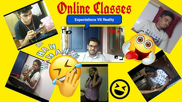 Online Classes : Expectations VS Reality #onlineclasses