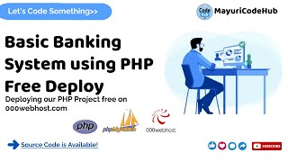 Celebrity Basic Banking System | PHP-MySQL Project | Free Deploy on 000webhost | XAMPP Server | @MayuriCodeHub Profile