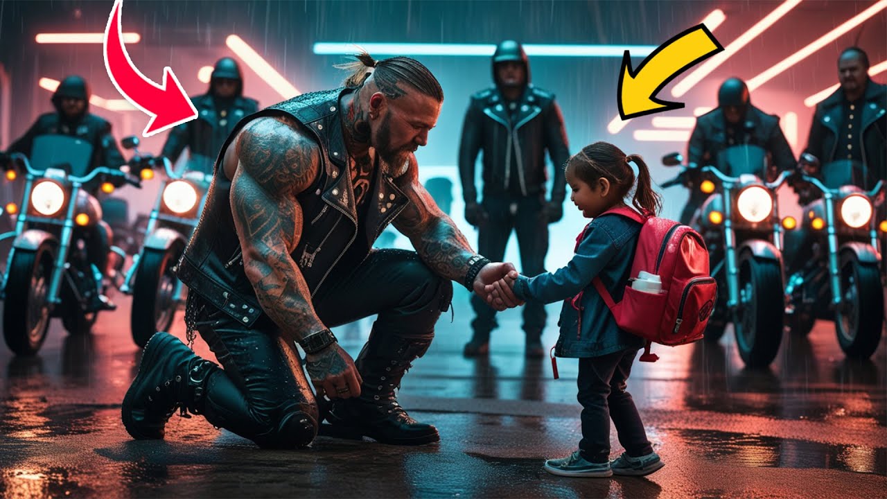 Verlorenes Mädchen bat HELLS ANGEL um Hilfe – seine Reaktion versetzte die ganze Stadt in Aufruhr