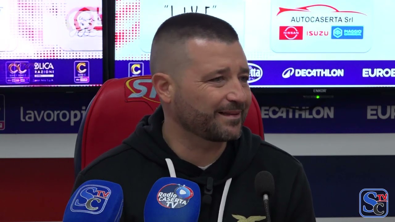 Mister Coppitelli presenta Casertana-Salernitana