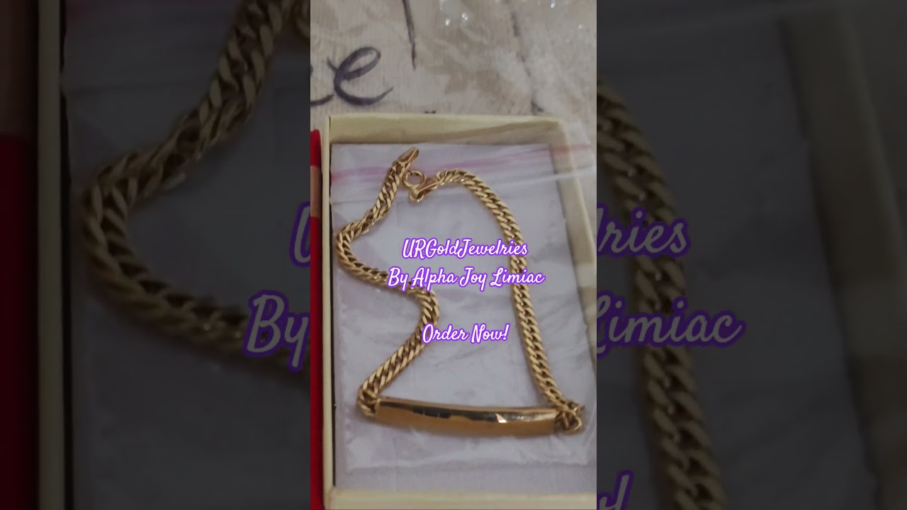 ID Bracelet Unisex 18k Gold 🥳