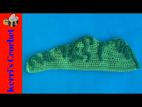 Crochet Mountain Tutorial – Crochet Applique Tutorial