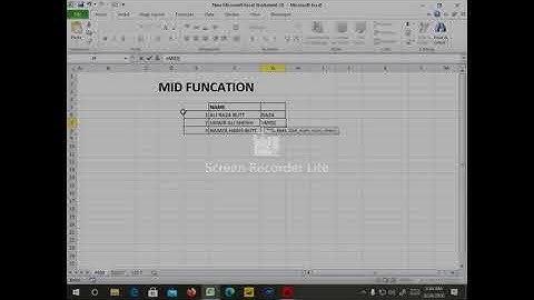 Using Mid Function