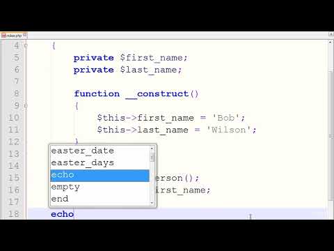 PHP OOP 350 Access modifiers Part 2
