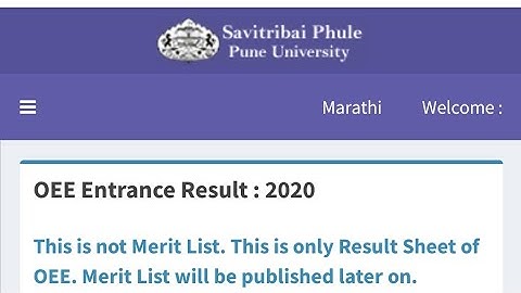 Pune University Result 2020: SPPU Releases PG, Integrated PG Entrance Exam Results