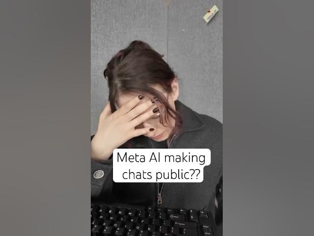Meta AI making chats public? 😵‍💫