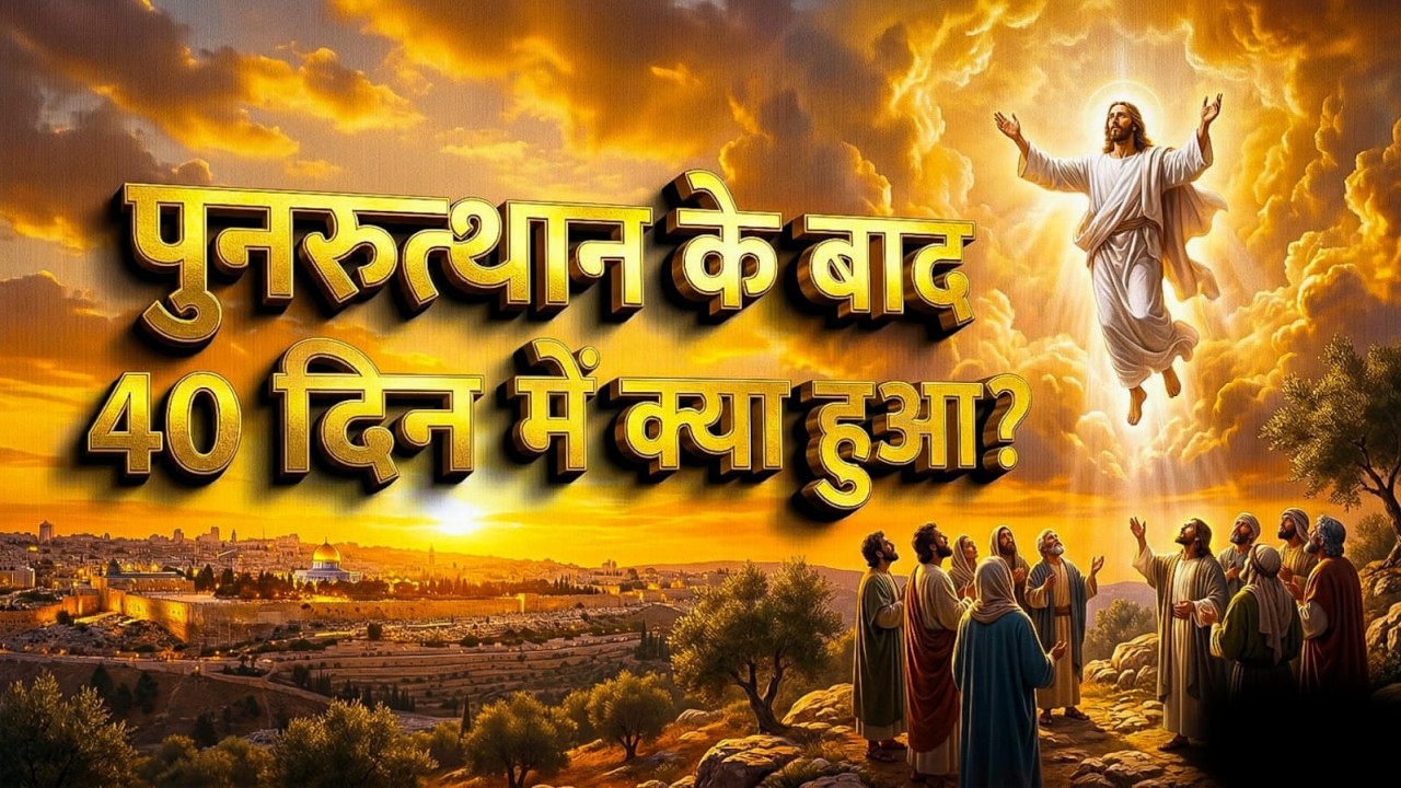 99% लोग नहीं जानते की पुनरुत्थान के बाद 40 दिनों तक यीशु कहाँ थे? Last Words of Jesus