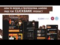 How to Create Professional Clickbank Landing Page in Wordpress using Elementor | Elementor tutorial