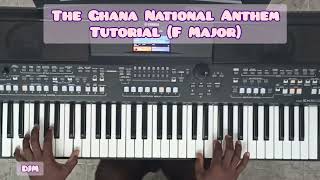 How to Play The Ghana National Anthem🇬🇭 on Piano (Tutorial)