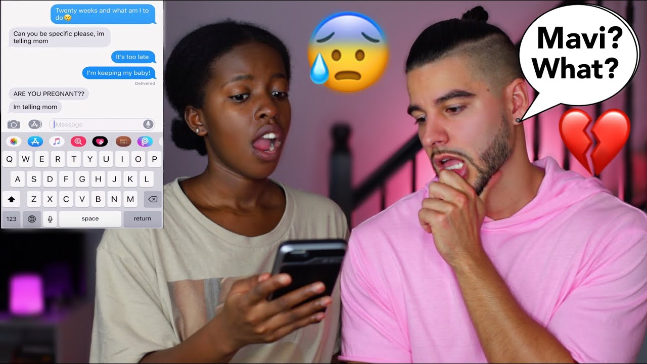 I m pregnant song lyrics prank