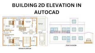 BUILDING ELEVATION IN AUTOCAD screenshot 2