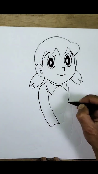 shizuka,#howtodraw #belajar #melukisgambar #magicfingerart